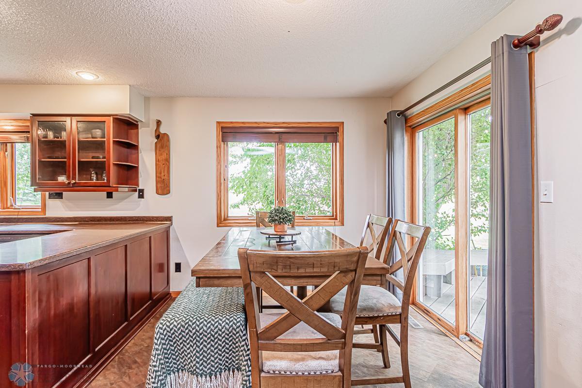 Informal Dining room with access to Deck