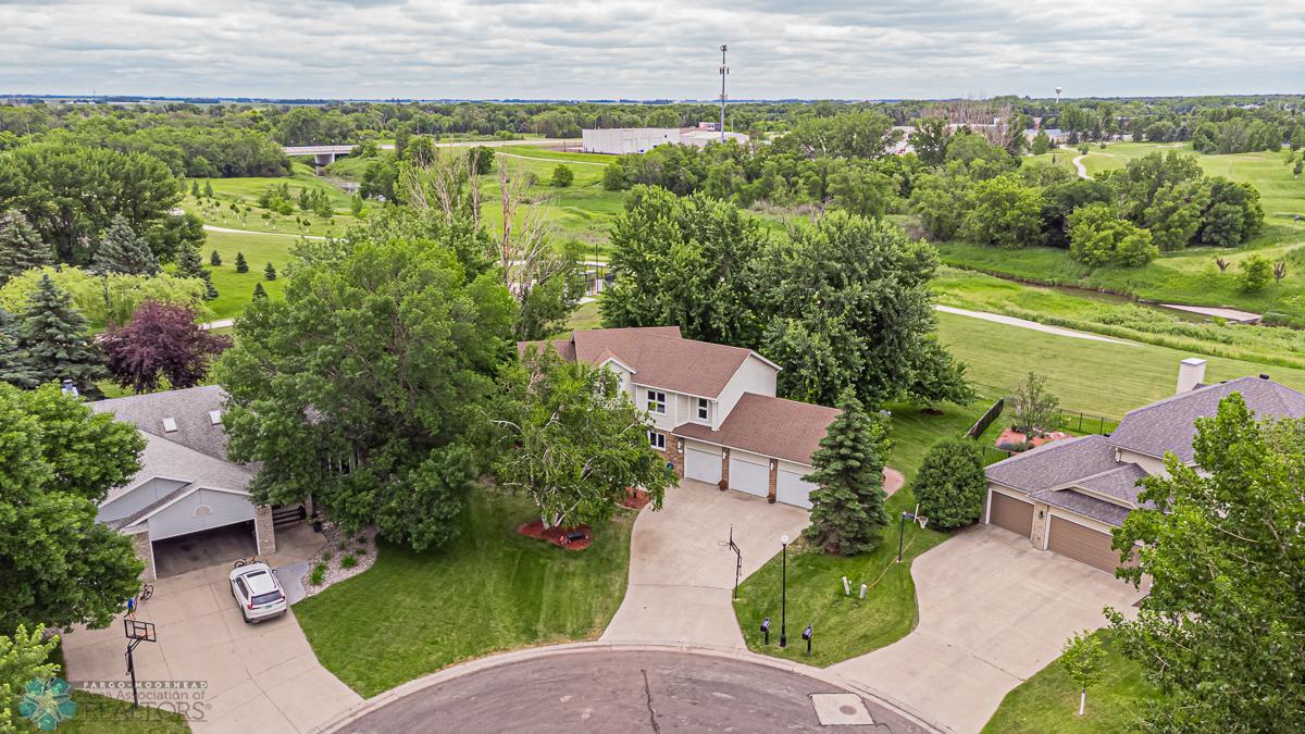 Arial view looking south east