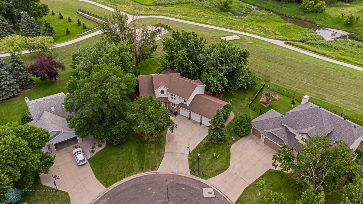Walking/bike path beyond the backyard