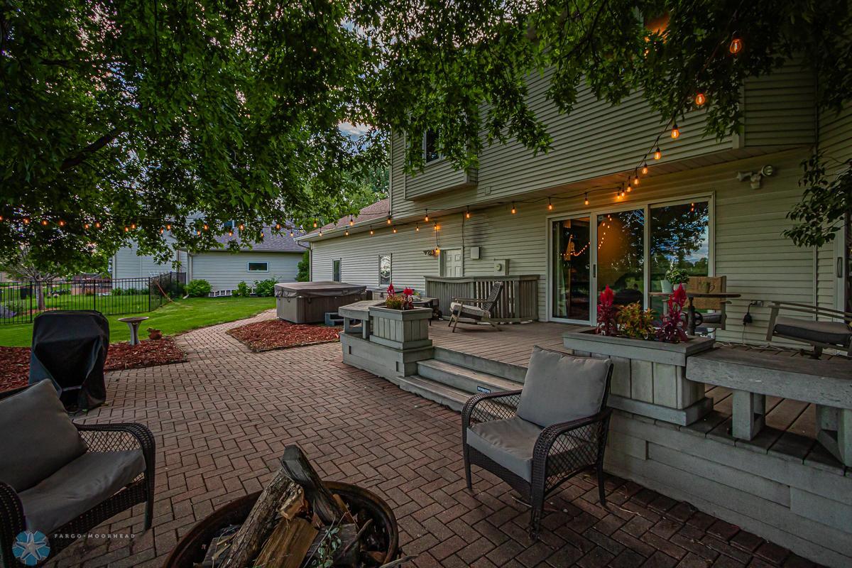 Enjoy your evenings on the deck and patio