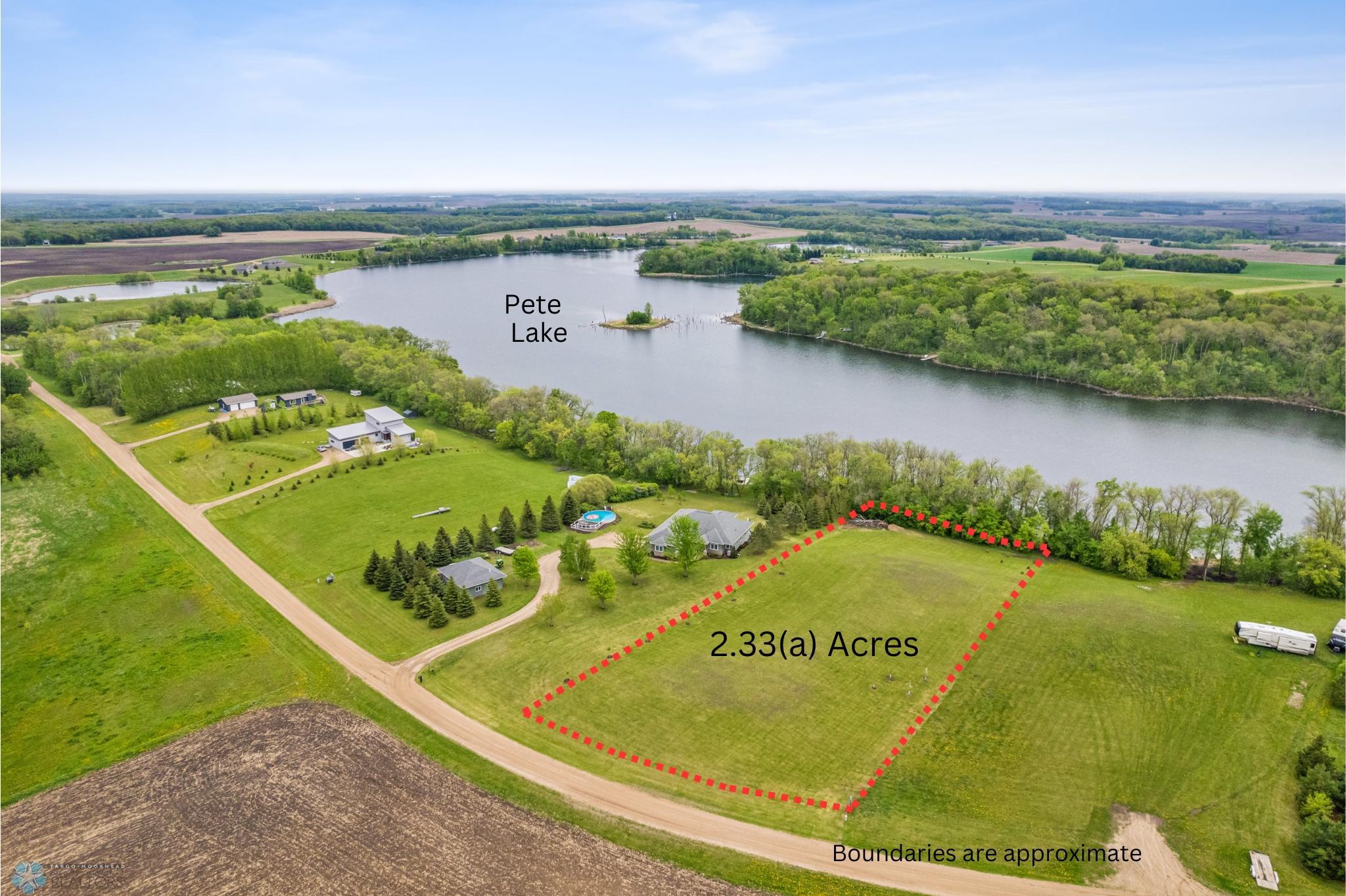 2.33(approx) Acre Lot available on Pete Lake!