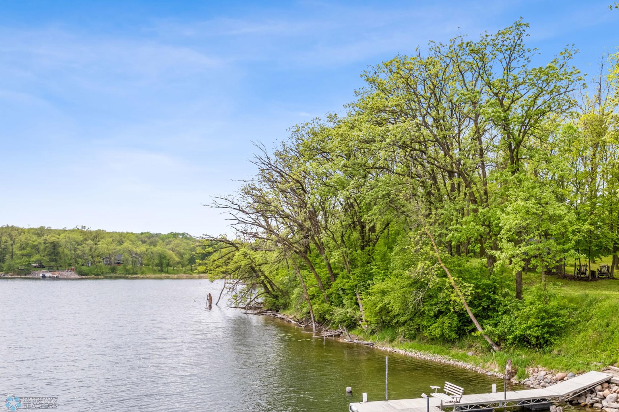 Waterfront (Neighboring property's dock shown in photo)