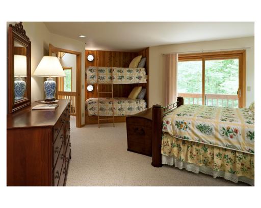 Enjoy the balcony off the upstairs bedroom at the St. Anne House