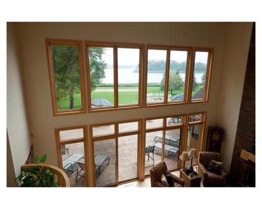 Enjoy lake views from any part of the house with all the windows at the St. Francis
