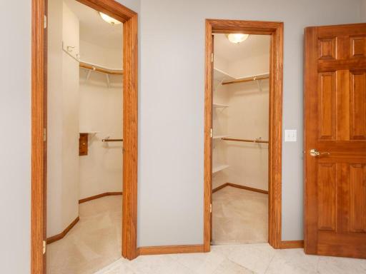 Primary Bedroom also includes two walk-in closets.