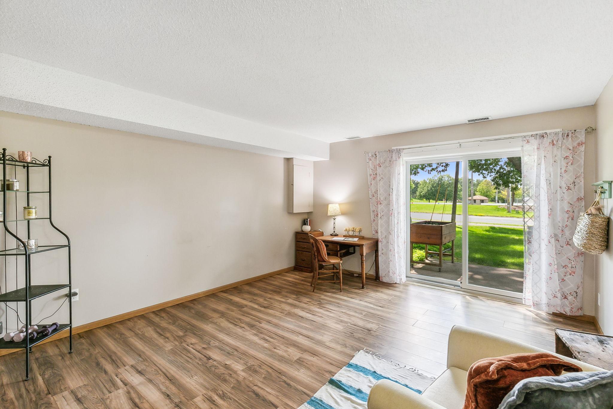Basement living area
