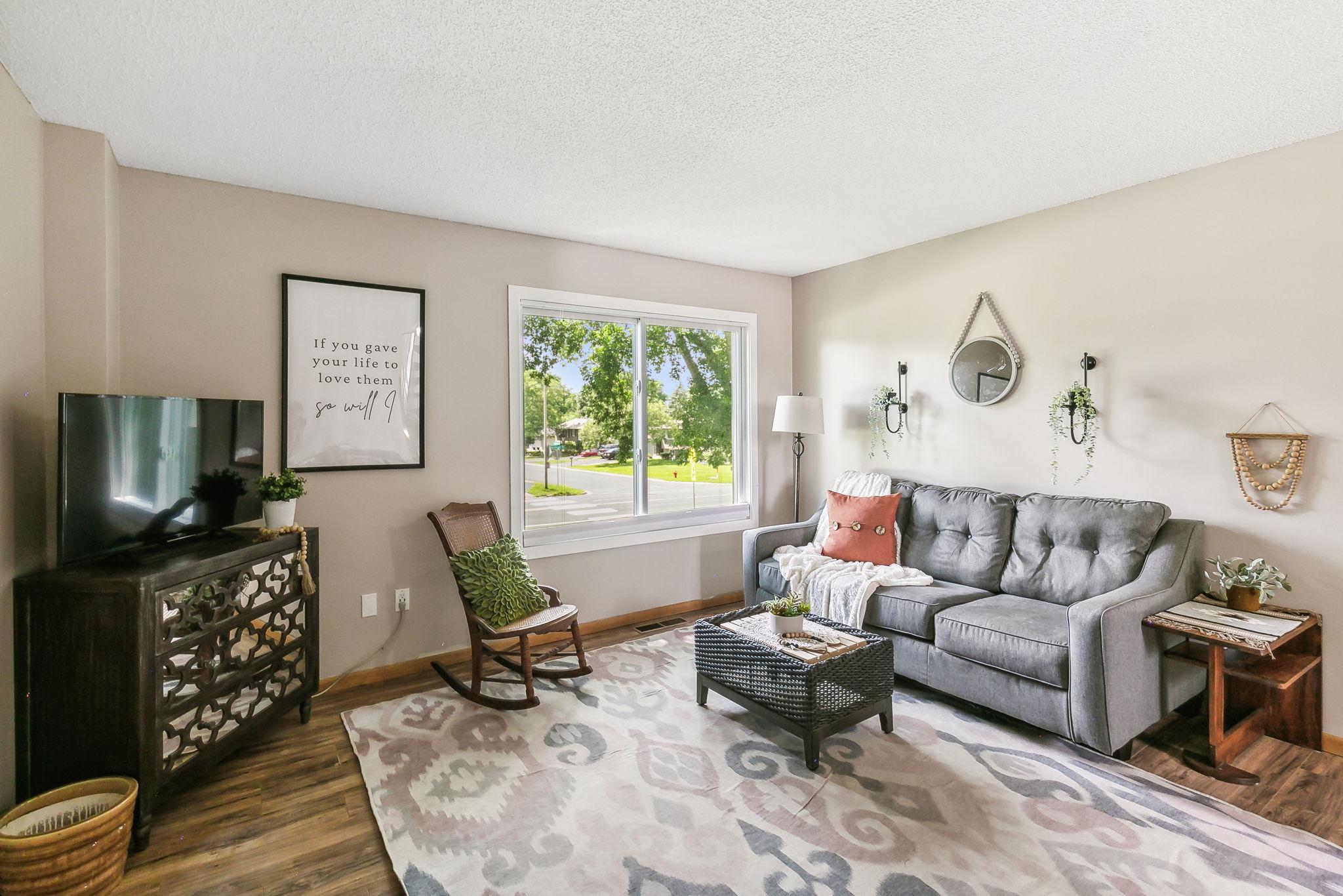 Main living room with natural light!