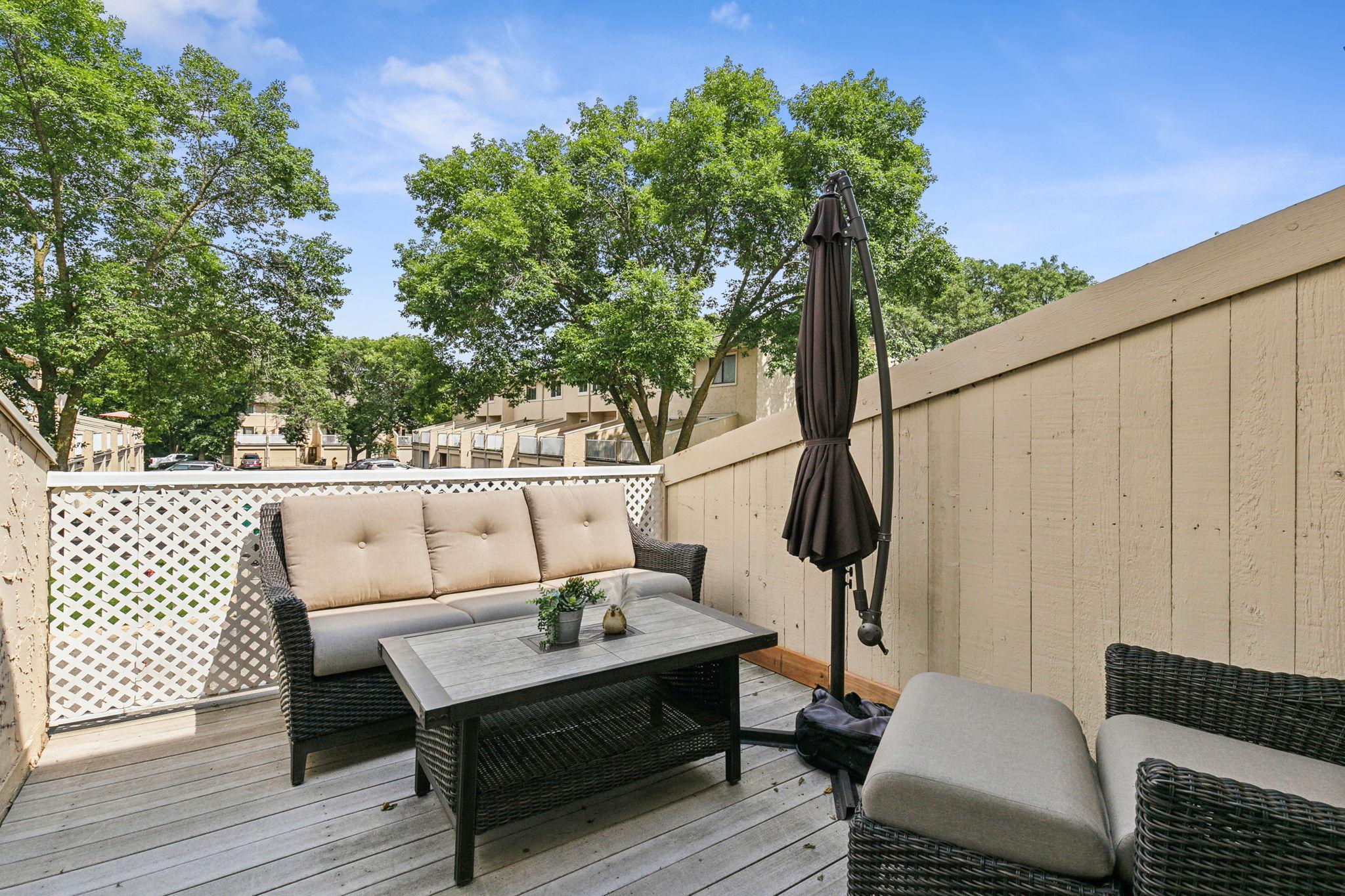 Relax on the deck!