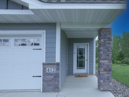 Covered walkway keeps your guests protected from the elements