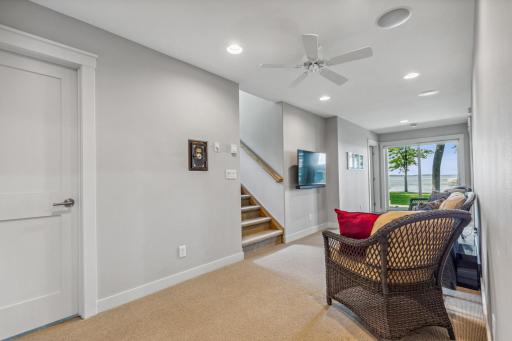 Lower level family area, great get away for watching TV