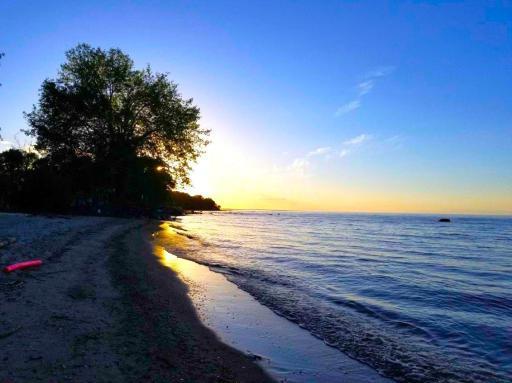 Graceton Beach Shoreline on Lake of the Woods Sunset