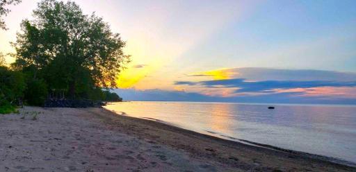 Graceton Beach Shoreline on Lake of the Woods Sunset