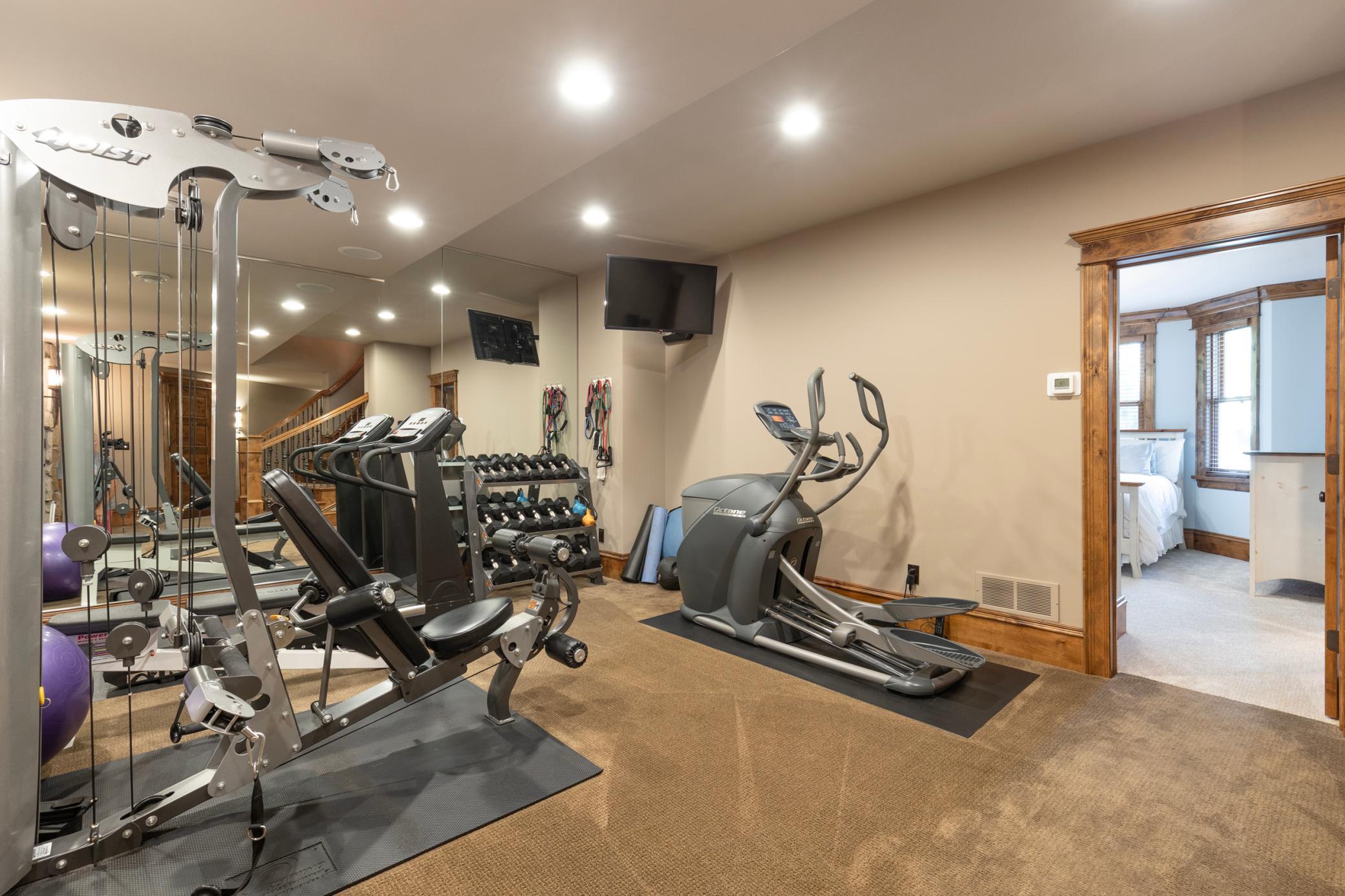 Lower Level Exercise Area