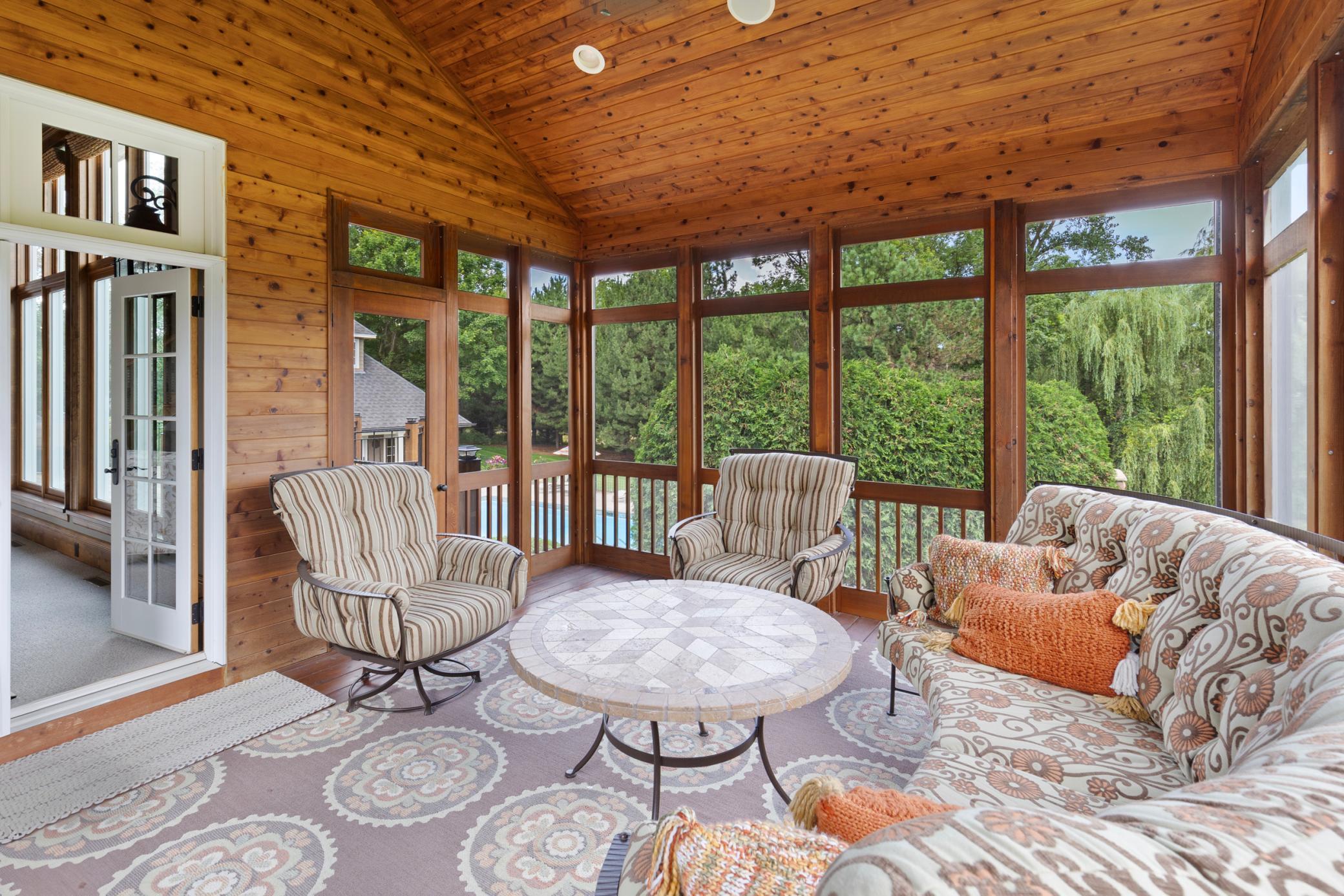 Screen Porch off Family Room- Access to Deck