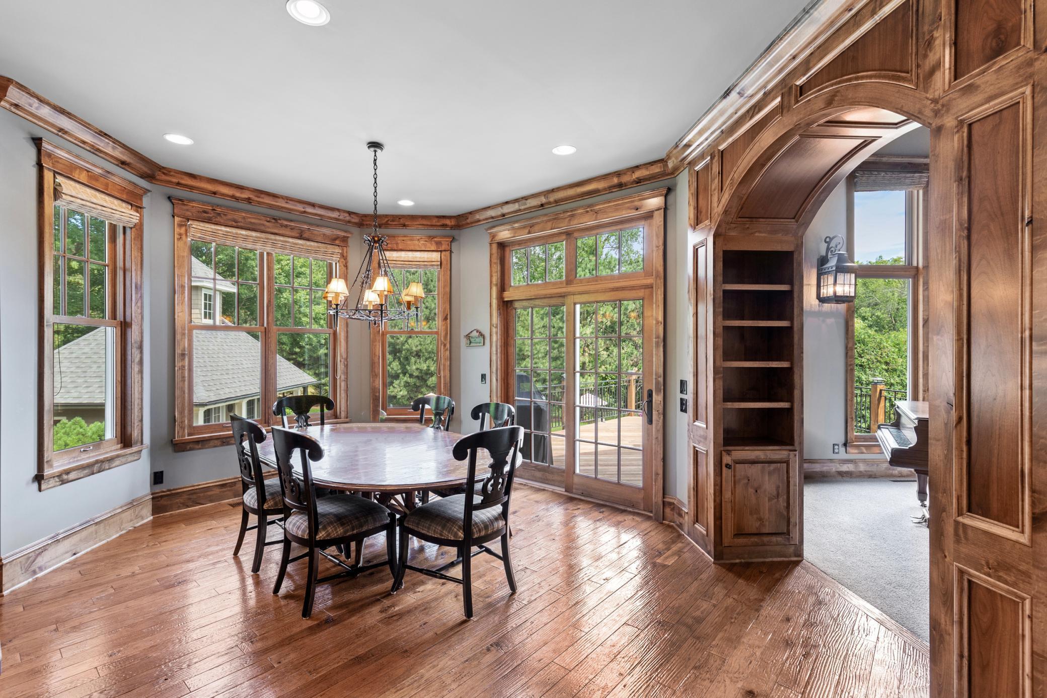 Informal Eating Area with Walkout to New Deck