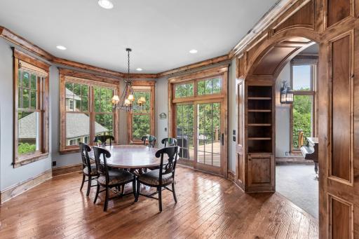 Informal Eating Area with Walkout to New Deck
