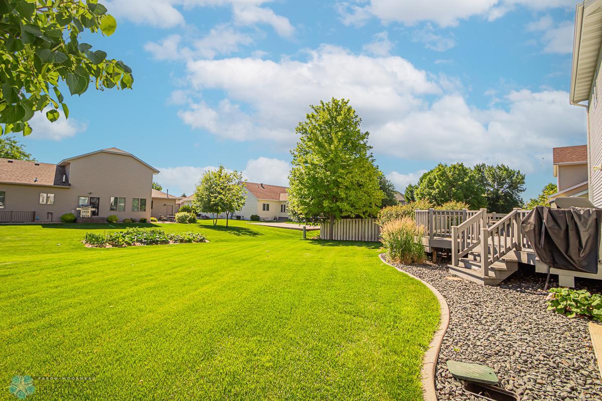 Backyard w/ irrigation system