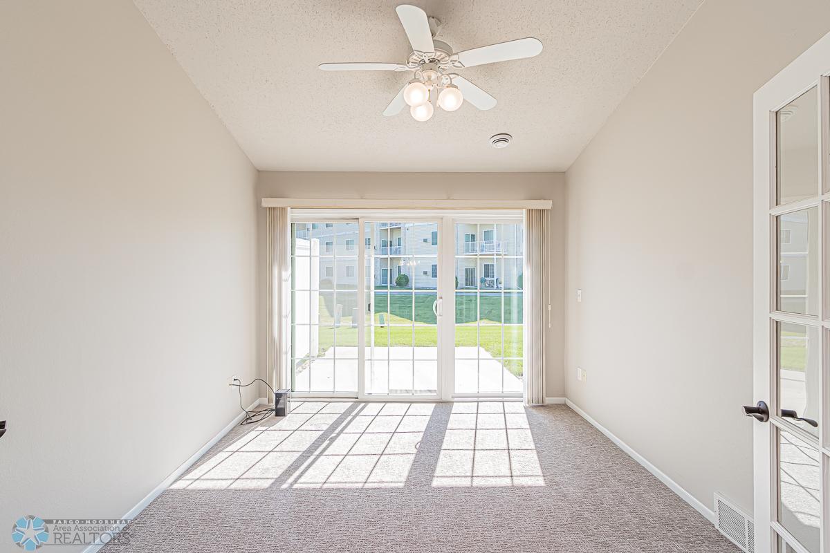 Sunroom with access to the patio - overlooking the pond