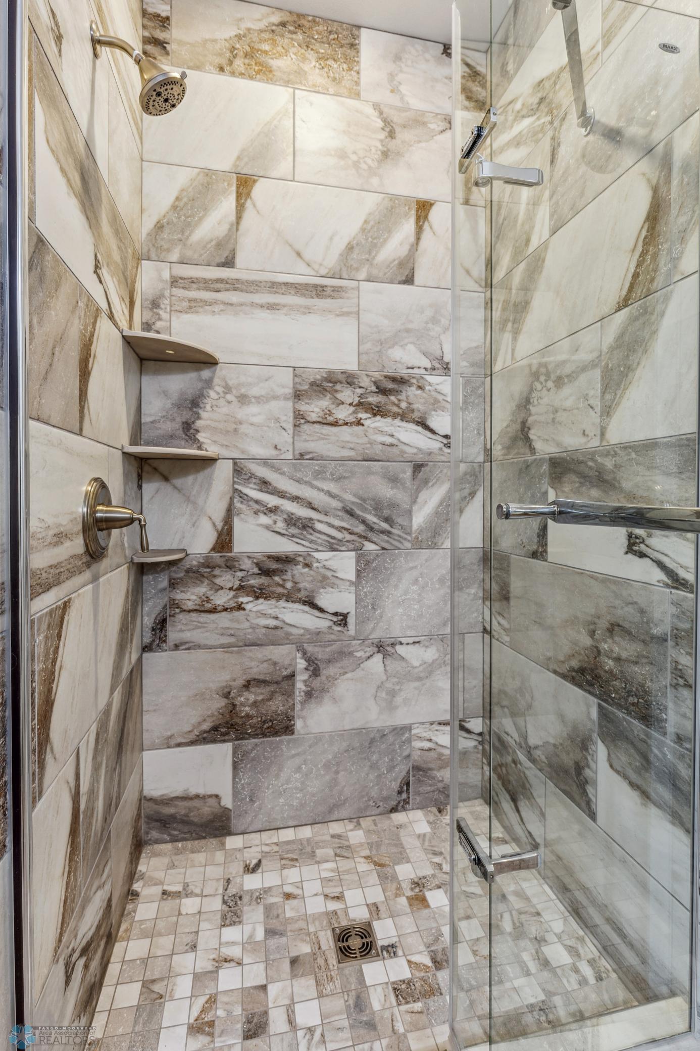 PRIMARY CUSTOM TILED SHOWER