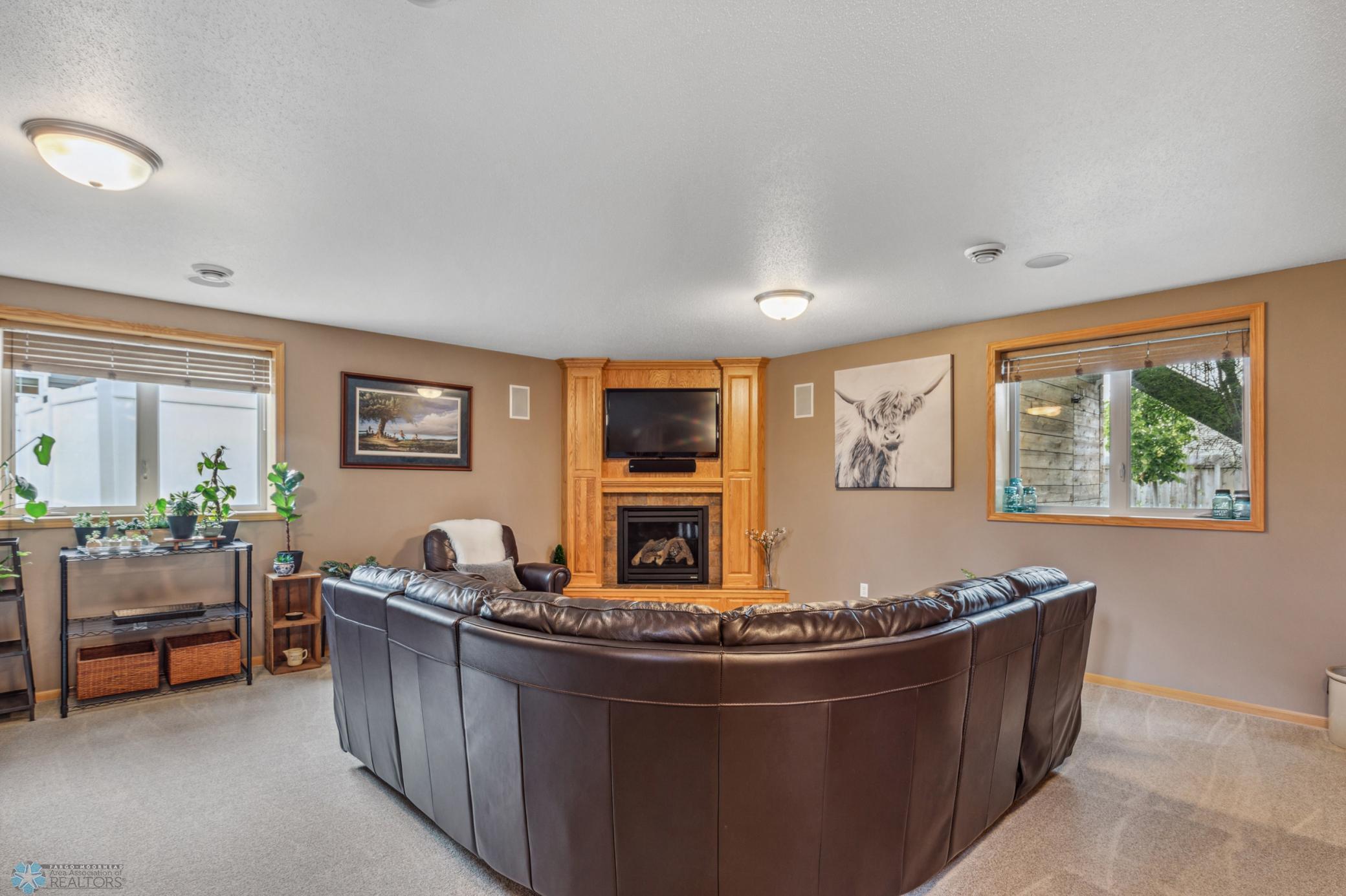 Family Room with surround sound