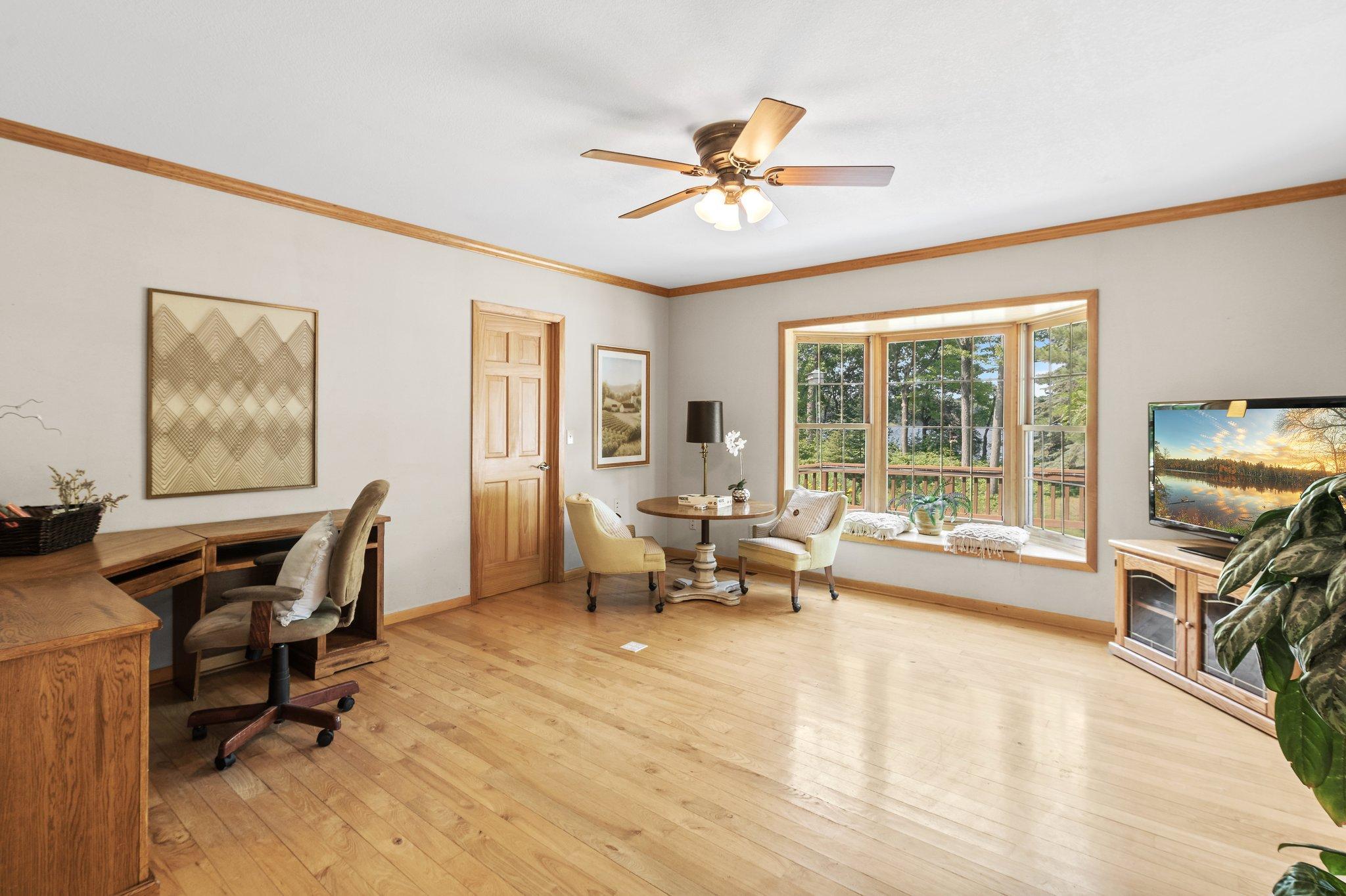 TV Room could be a main floor Bedroom