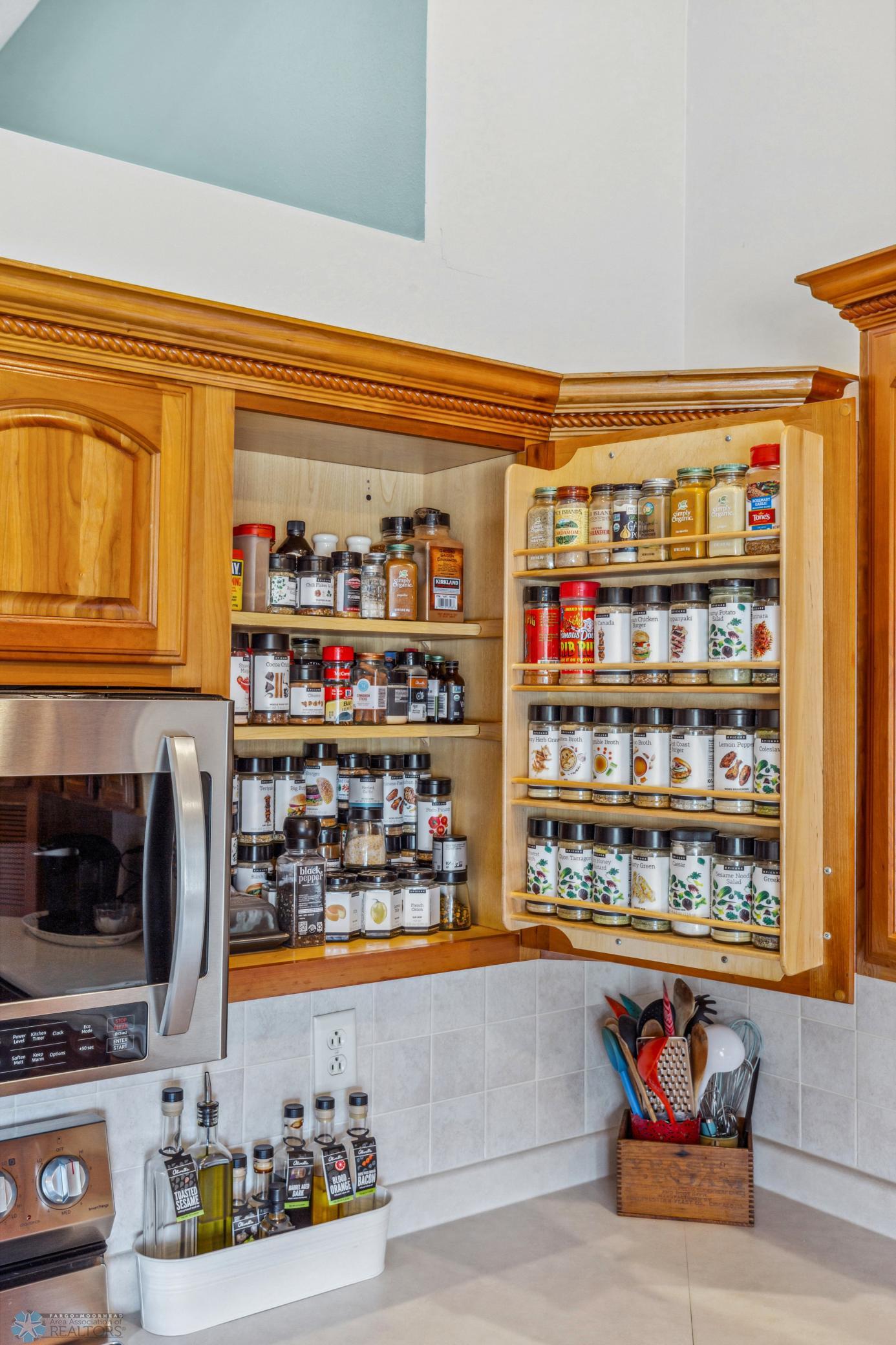 Built-In Spice Rack