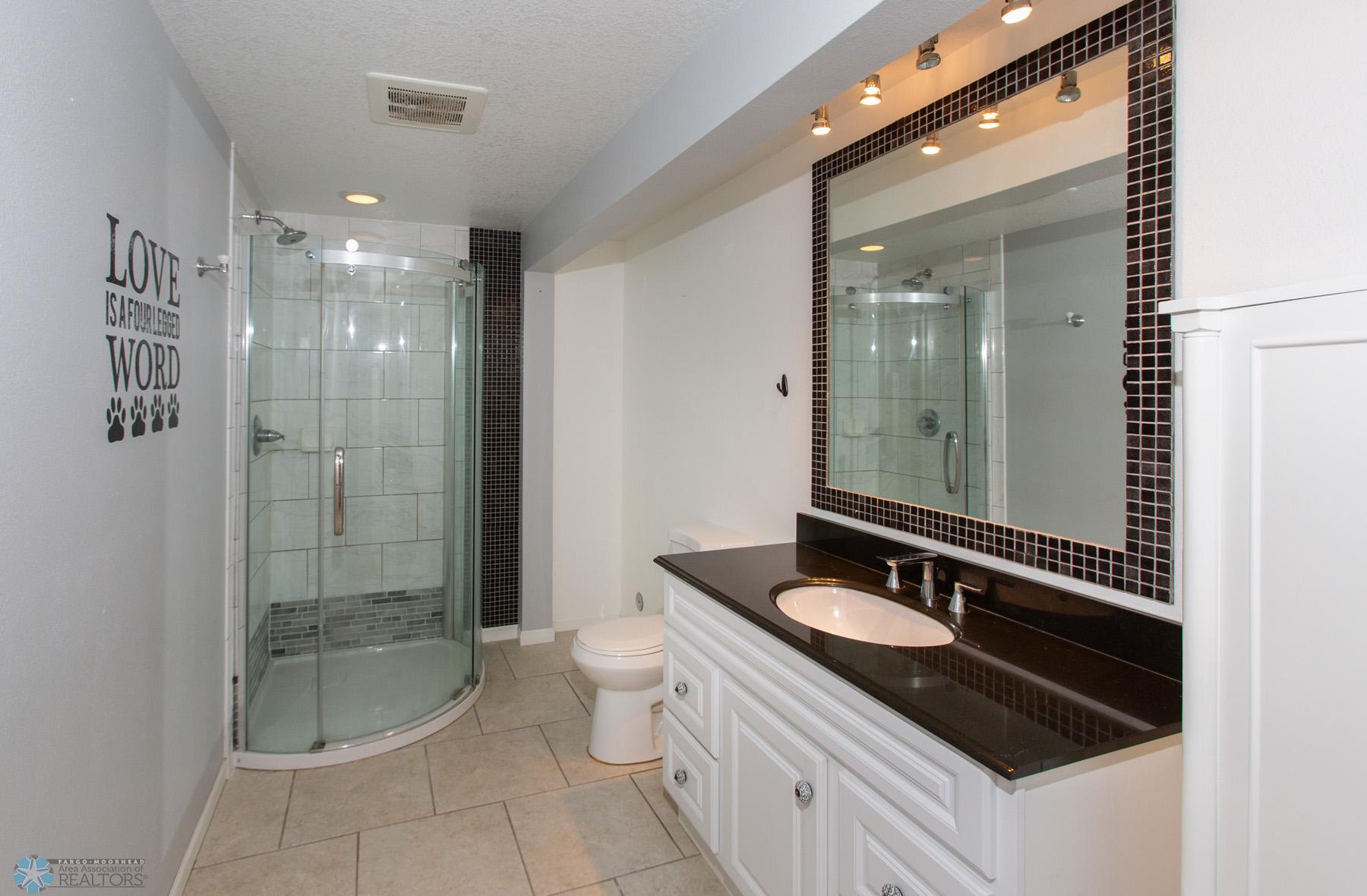 Basement Bath w/Heated Floors