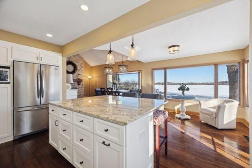 Kitchen center island with lots of storage
