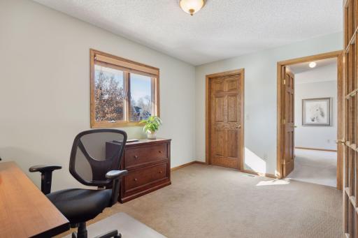 Current office leads to master. Could be walk through bedroom