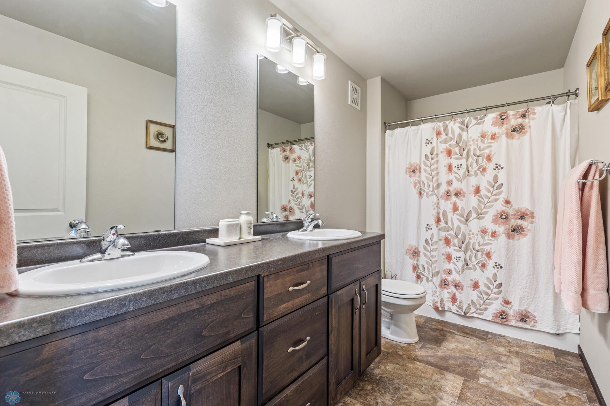 Second Floor Bathroom - Dual Sinks