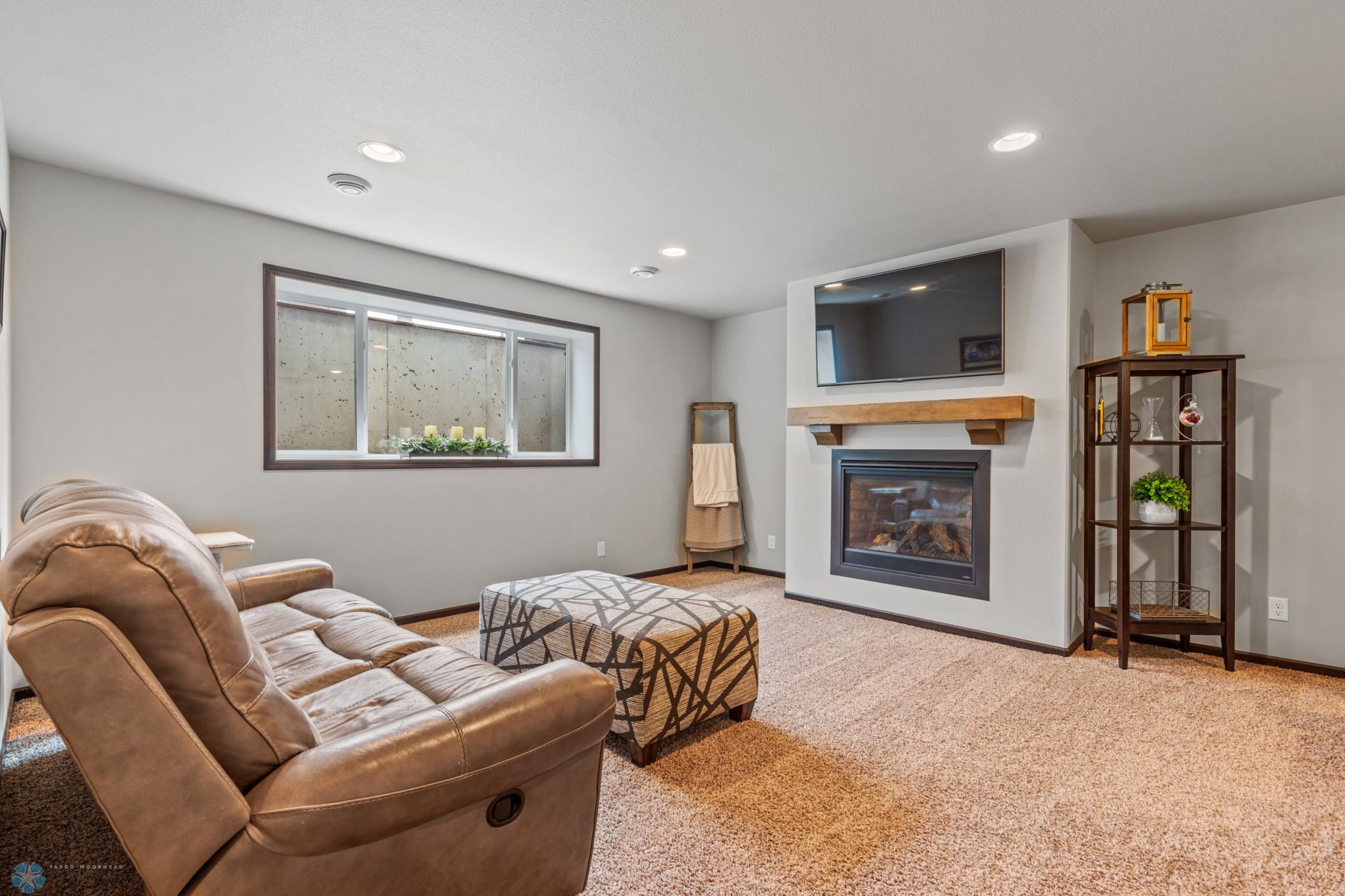 Family Room - Gas Fireplace