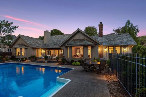 So many inviting spots to enjoy the lovely backyard