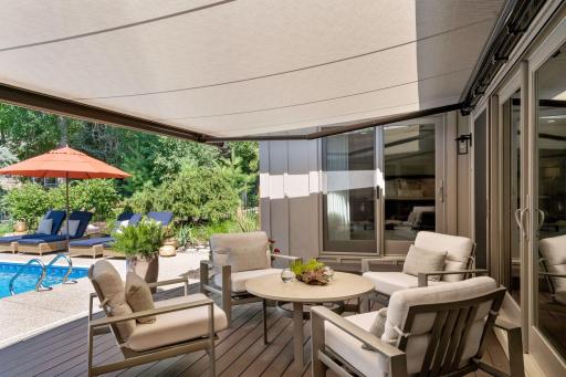 Step out from the primary bedroom to enjoy morning coffee on the deck