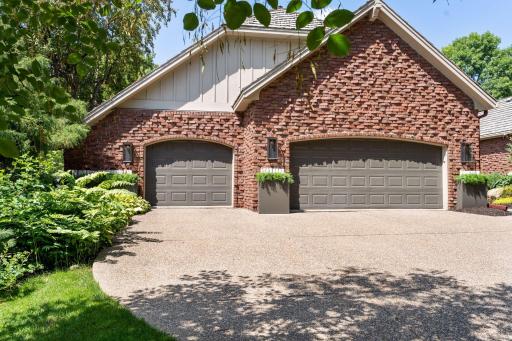 3 large garage spaces plus plenty of guest parking