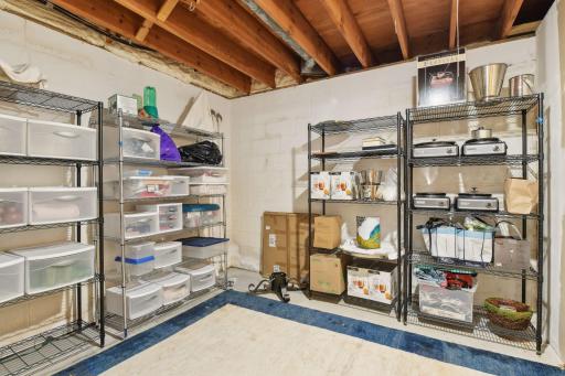 Storage is never an issue with multiple storage rooms including a walk-in cedar closet