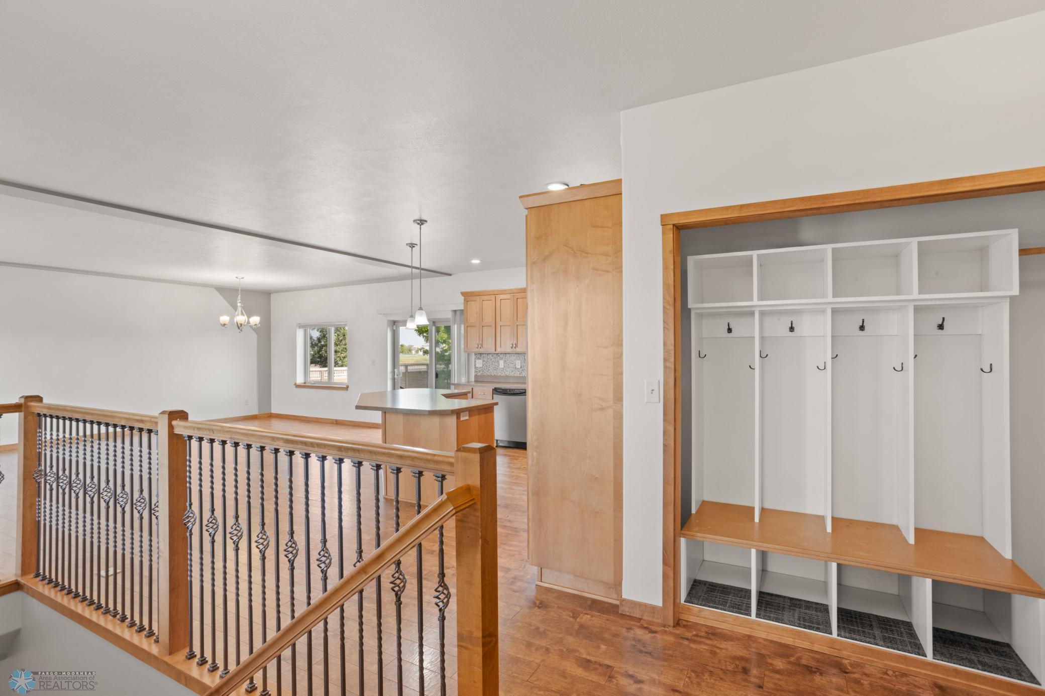 Mud closet near garage access