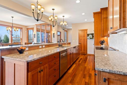 Two dishwashers and pantry for hiding the goodies