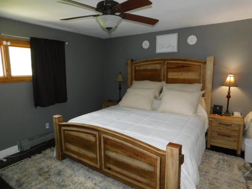 Main bedroom is large & roomy.