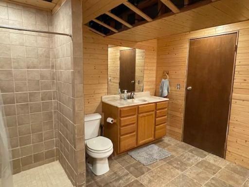 Basement bathroom
