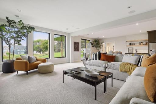 Lower Level Family Room Alt View *photo of like home
