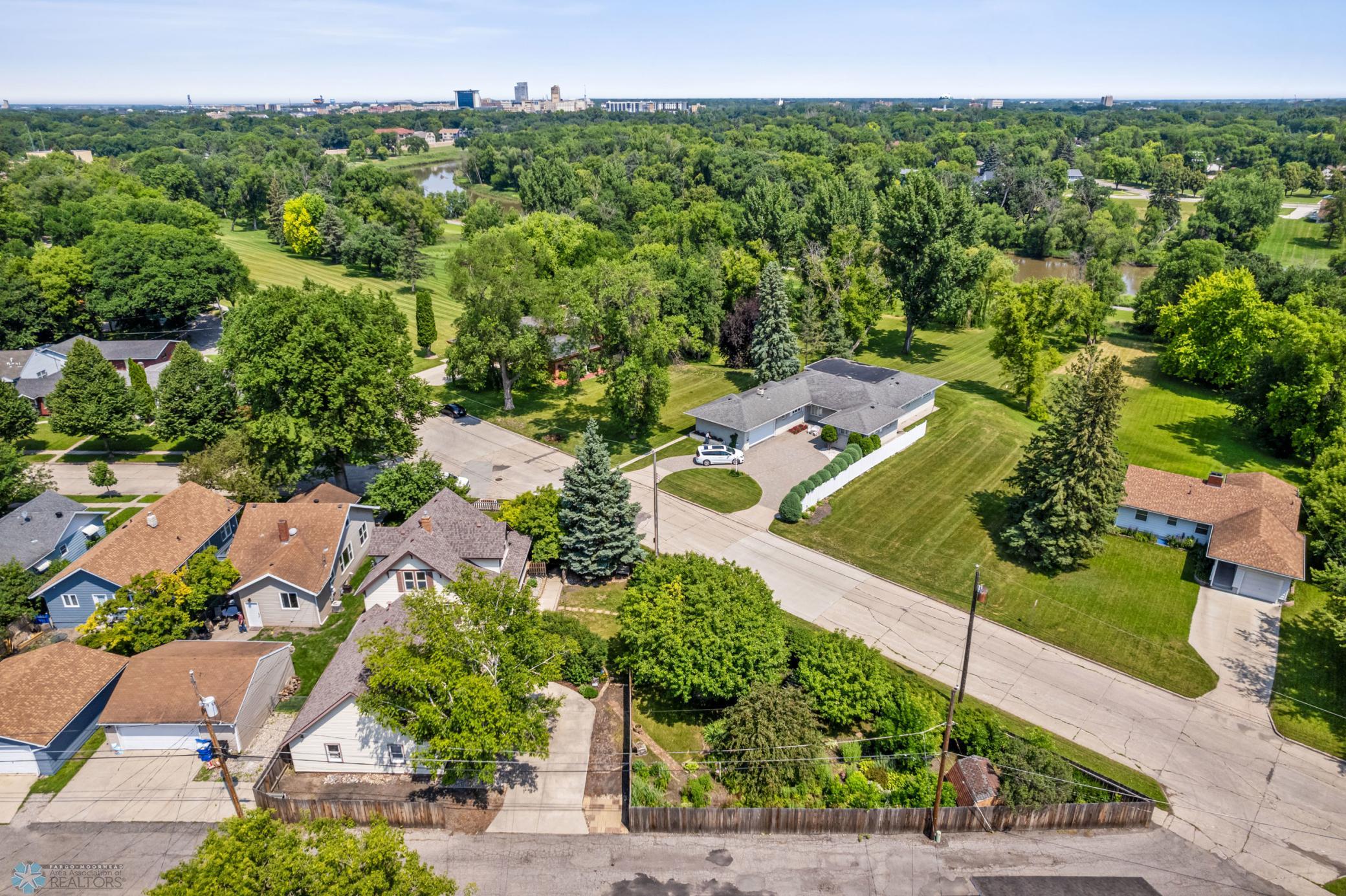 Aerial Corner Lot View