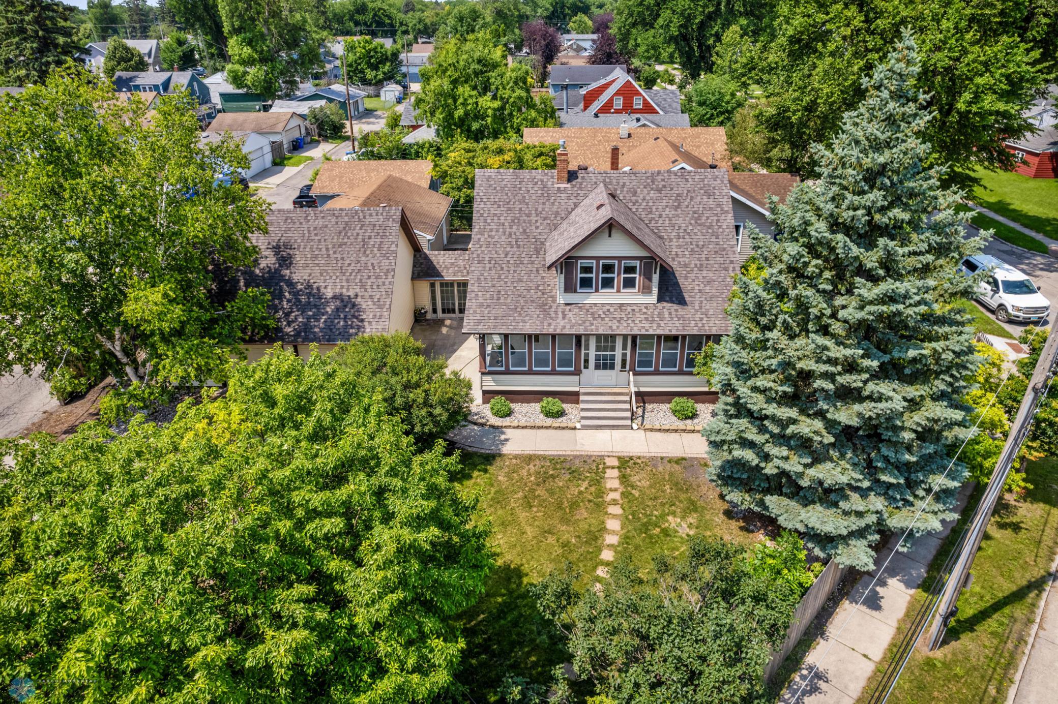 Aerial View of Front of Home