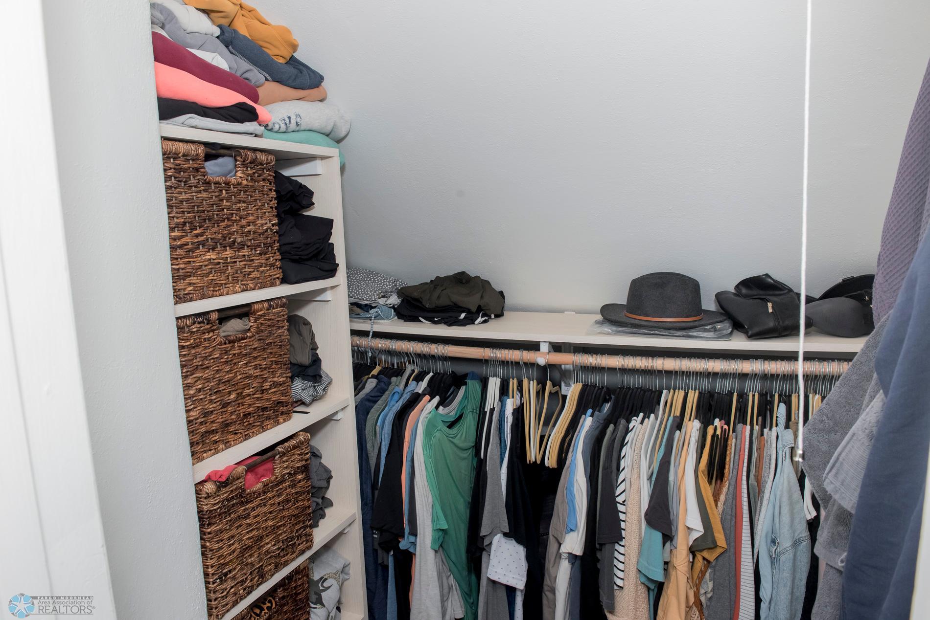 Primary closet