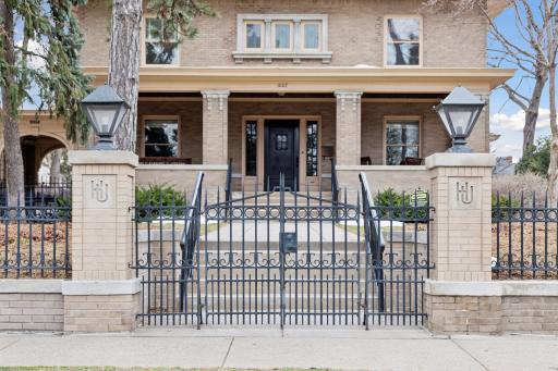 Rebuilt Brick & wrought iron fence to historic preservation standards