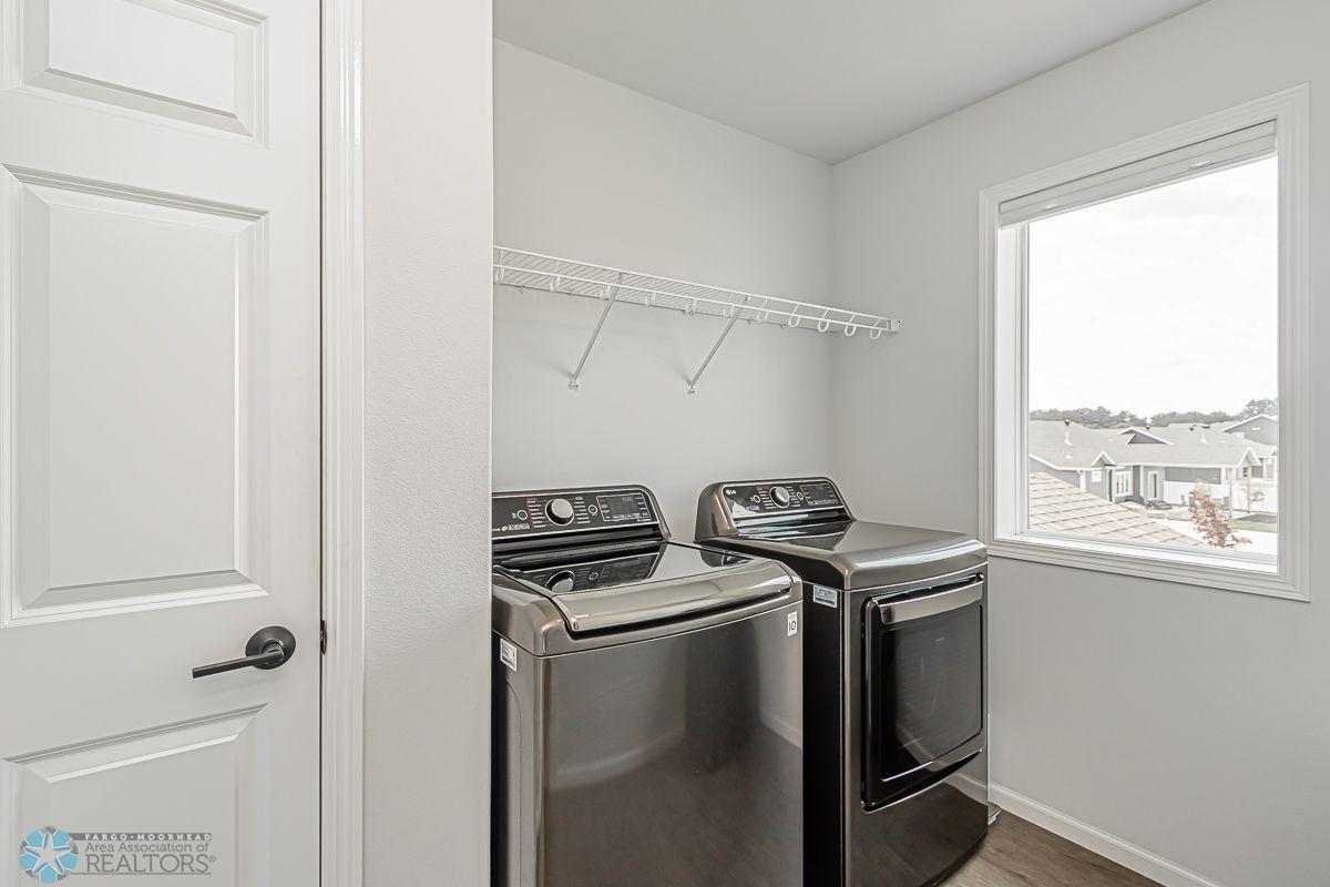 2nd Story Laundry with Closet; Washer & Dryer Included!