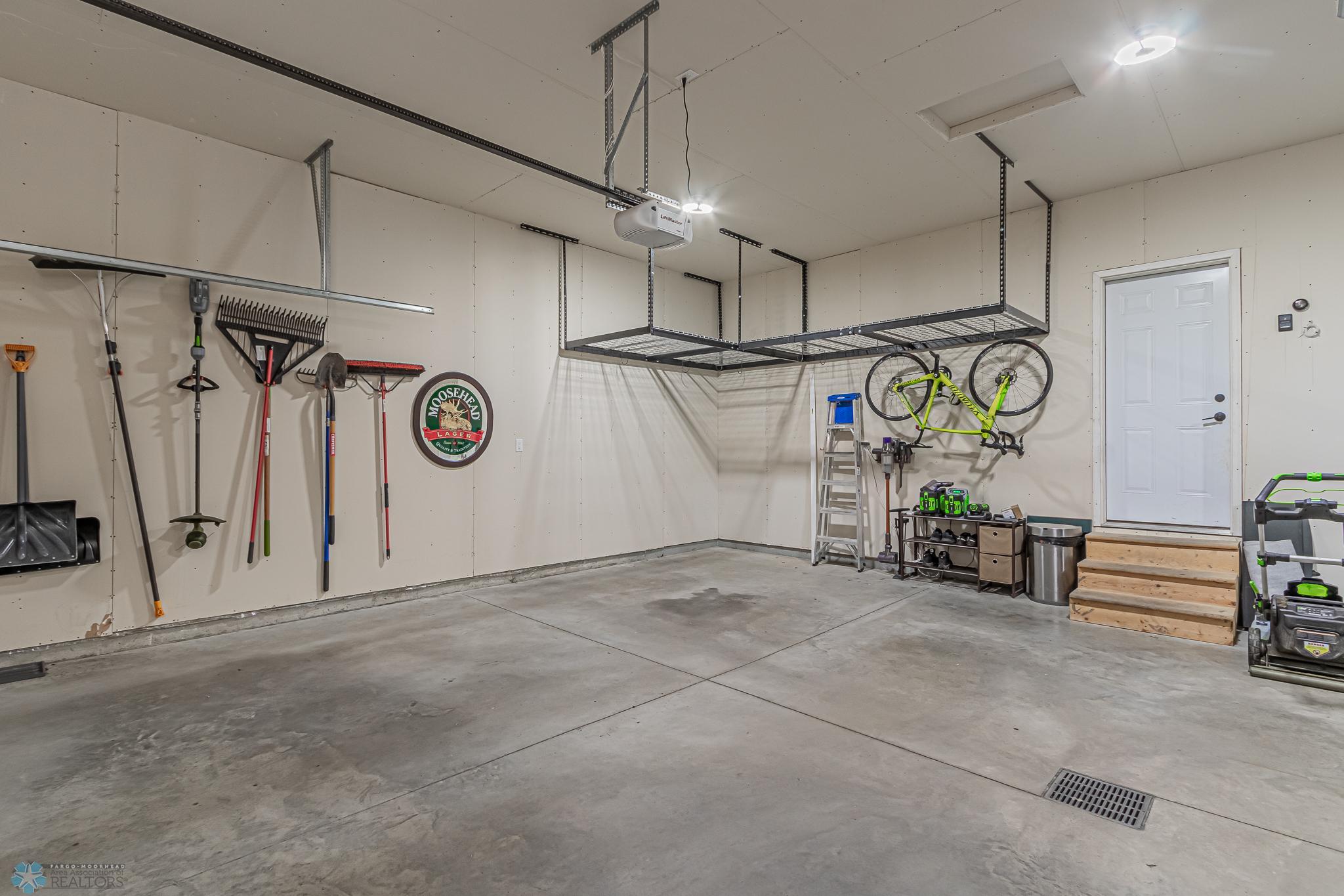 Garage Storage/Shelving Included!