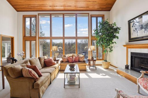 Upon entering you immediately feel this spacious living space feel gives off warm natural light with amazing views.