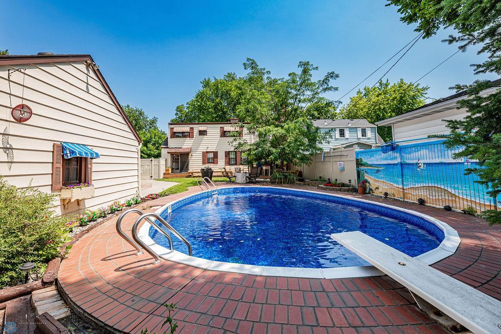 Pool looking east