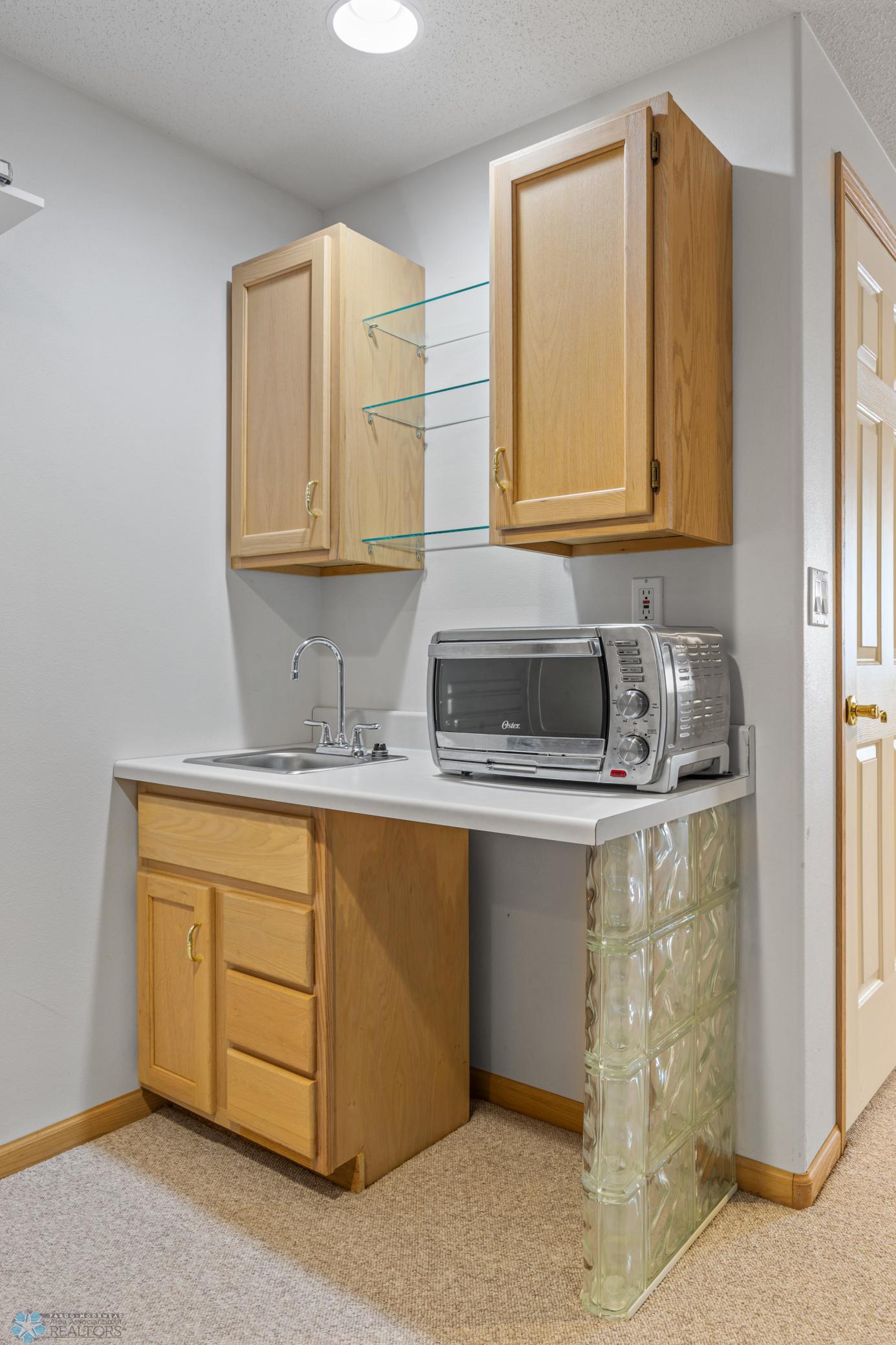 Wet Bar in Lower Level Family Room