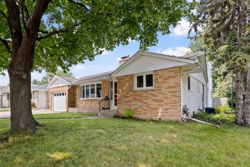 Solid brick front rambler in sought after St Anthony Village